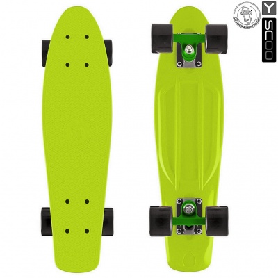  Y-Scoo Fishskateboard 22  Lime-black -    